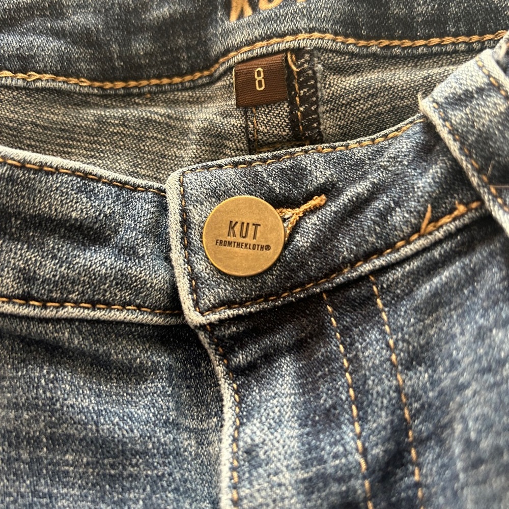Kut from the Kloth Dark Blue Denim Jeans